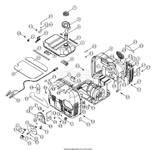 Part Location Diagram of 102781GS Briggs and Stratton Label, data